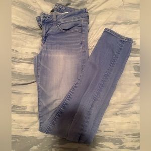 American Eagle size 0 jeggings light wash